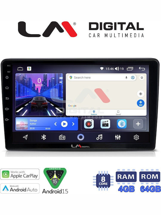 LM Digital Car Audio System for Opel Agila Antara Astra Combo Corsa Vectra Zafira Suzuki Ignis 2004 Bluetooth USB Wi-Fi GPS Apple CarPlay Android Auto