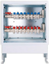 Metal Water Distribution Panel 45x25 3 Outlets