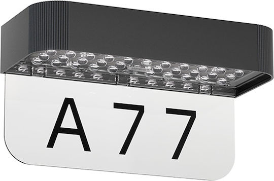 123led Επιτοίχιο Ηλιακό Φωτιστικό Θερμό Λευκό 3000K με Αισθητήρα Κίνησης και Φωτοκύτταρο IP65