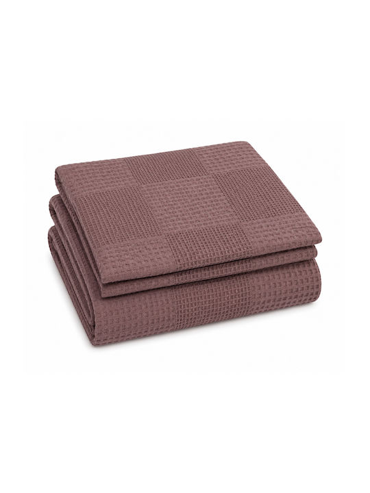Comfort Pique Blanket Super Double 250x230cm Pink