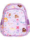 A Little Lovely Company School Backpack Kindergarten Pink with Water Bottle Holder 16 Litres