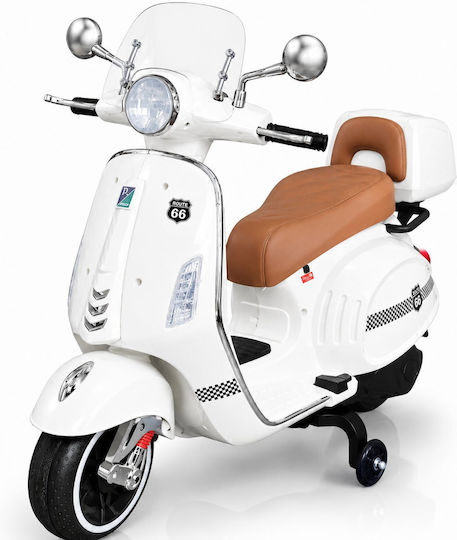 Kids Vespa Electric 12 Volt White