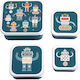 A Little Lovely Company Plastic Kids' Dinner Set
