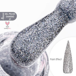 Alezori Ημιμόνιμο Βερνίκι Νυχιών Diamond D07 15ml