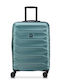 Delsey Meteor Large Hard Suitcase Meteor Green Height 76cm