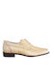 Leather Men's Dress Shoes Beige
