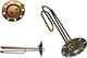 Water Heater Heating Element 8 Holes Φ120 Anode Position 4000 Watt