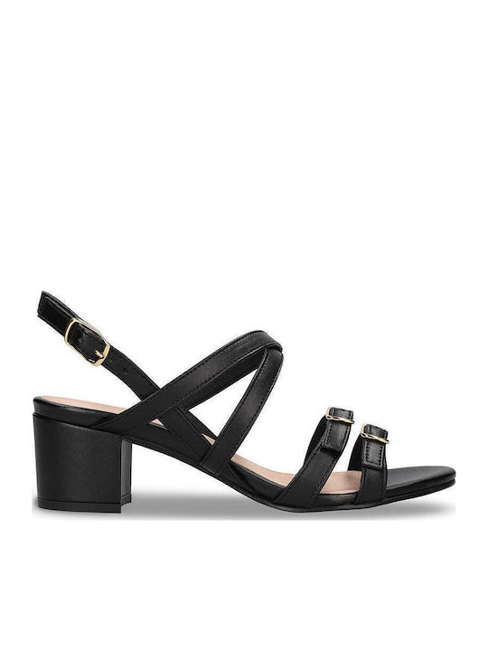 Nae Black Sandals Hebea Black AppleSkin 38