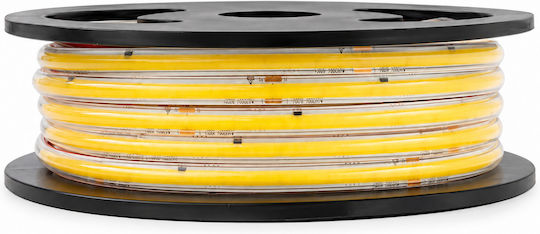 Redled Waterproof LED Strip 220V Natural White Light 25m COB Type