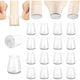 Set 16 Leg Protectors Chairs Table Aneaseit Made Silicone Felt Suitable Any Shape 16-29 Cm Transparent