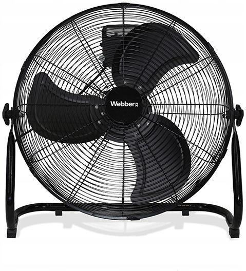 Webber Ανεμιστήρας Δαπέδου 120W Μαύρος