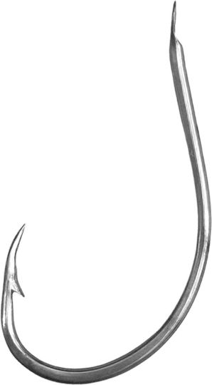 Shimatsu Bent Fishing Hooks 4310 25 Units Nickel No2