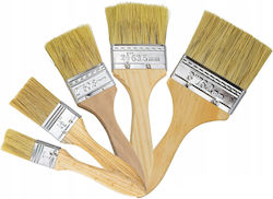 Set Paint Brushes Flat Paint Brush Wall Painting 5 Pieces Set Paint Brushes Flat Paint Brush Wall Painting 5 Pieces