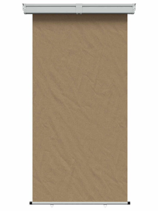 vidaXL Rola De Protecție Solară Sideway Terasă Maro 1.6x2.5m