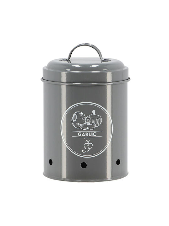 Esschert Design Βάζο Γενικής Χρήσης με Καπάκι Γκρι 1150ml
