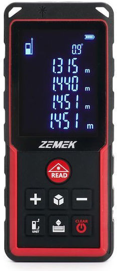 Zemek Μέτρο Laser ΖΚ-J12-100 με Εύρος Μέτρησης 0.05m-100m