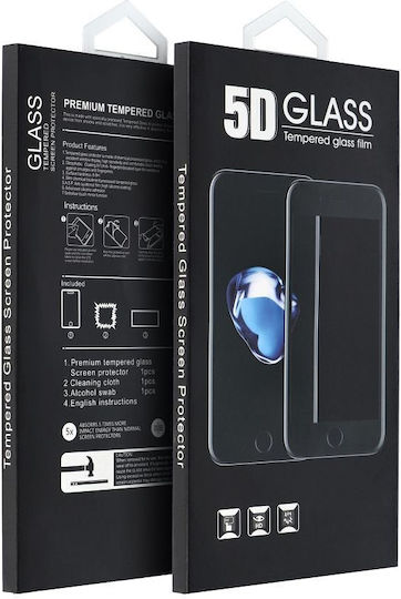 5d Vollflächig Gehärtetes Glas Motorola Edge 70 Schwarzes