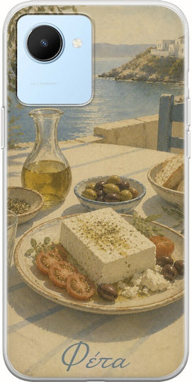 Kalokairi Collection Case Feta Realme Narzo 50i Prime Flexible TPU Transparent Silicone