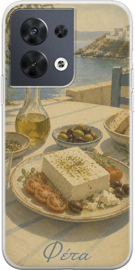 Kalokairi Collection Case Feta Oppo Reno 8 5G Flexible TPU Transparent Silicone