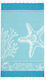 Ble Resort Collection Beach Towel Cotton Light Blue 180x90cm