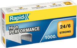 Rapid Strong Staples 24/6 1,000 Pcs