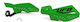 Ufo Apărători De Mâini Ghidon Viper 2 Culoare Verde Prinderi 22mm