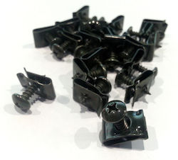 20x Clips Mudguards Plastic Fairings Screws 5x16 Scooter Moto Atv 20x Clips Mudguards Plastic Fairings Screws 5x16 Scooter Moto Atv