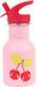 A Little Lovely Company Kids Stainless Steel Water Bottle Happy 350ml
