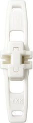 Plastic White Zipper Slider No10 Ykk Meter Zipper