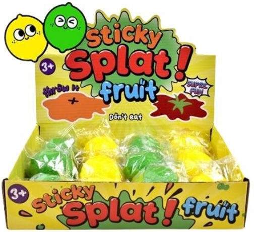Taba World Лимонов Squishy Искрящ Жълт