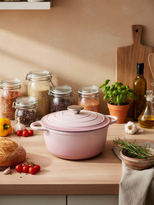 SteweHome Deep Cast Iron Stockpot
