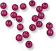 Mărgea Acrilică Rotundă Fucsia 6mm Orificiu 1.5mm Cantitate 150 Bucăți 150 Buc