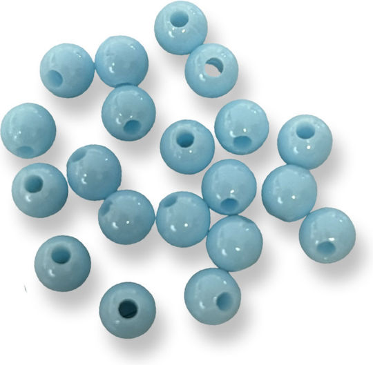 Acrylic Bead Round 6mm Celestial Hole 1.5mm 150 pcs