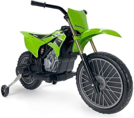 Kinder Elektromotorrad Kreuz Lizenziert Elektrisch 12 Volt Grüne Für 6+ Jahre