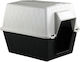 Resty Dog House Plastic Outdoor Black 112x79x79cm