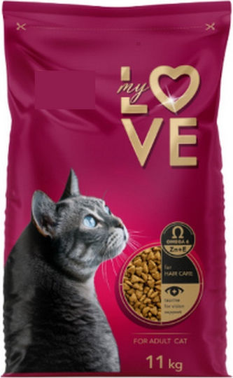 Dry Food for Adult Cats with Beef 11kg