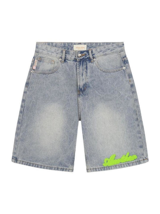 Another Cotton Lab Men's Blue Bermuda