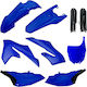 Polisport Комплект Пластмаси Yz Yzf 65 19 24 Син Издръжлив