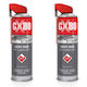 Cx80 Duospray Dry Teflon Lubricant Chain Locks Guides 500ml X2