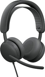 Logitech Zone Wired 2 On Ear Multimedia Headset With Microphone And USB-A / USB-C Connectivity In Grey Colour Logitech Zone Wired 2 On Ear Multimedia Headset With Microphone And USB-A / USB-C Connectivity In Grey Colour