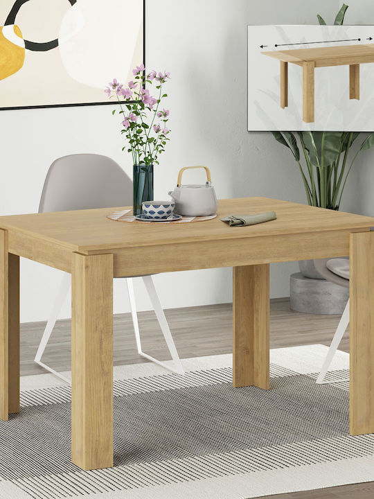 Tolmen Extendable Wooden Dining Room Table Sapp...