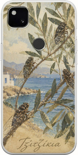 Handyhülle Kalokairi Collection Zizikia Google Pixel 4a 4g Flexible Tpu Durchsichtige Silikon