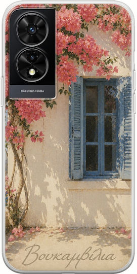Husă Kalokairi Collection Bougainvillea TCL 505 Flexibil TPU Silicon Transparent