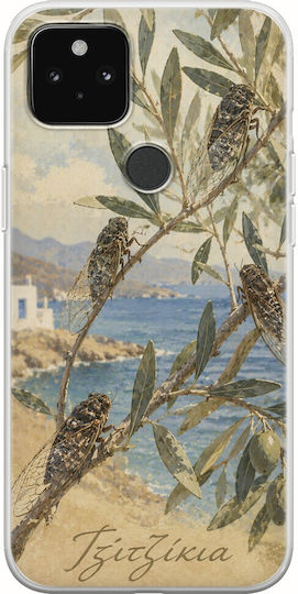 Kalokairi Collection Cicadas Case Google Pixel 4a 5G Flexible TPU Transparent Silicone
