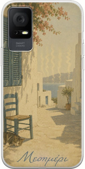Kalokairi Collection Midday Tcl 408 Flexible Tpu Transparent Silicone Case