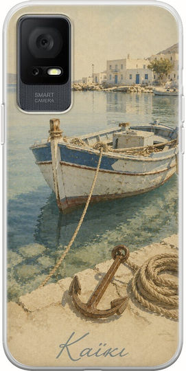 Handyhülle Kalokairi Collection Καΐκι Tcl 408 Flexible Tpu Transparente Silikon