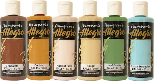 Allegro Acrylfarben Set 6 Stück 59ml Symphony