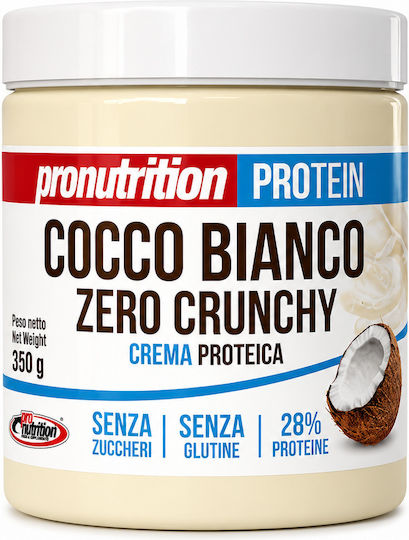 ProNutrition Βιολογική Πραλίνα Τραγανή Ολικής Άλεσης με λευκή σοκολάτα & καρύδα 350gr