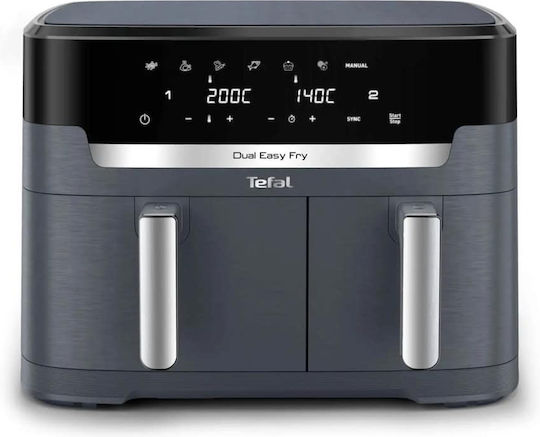 Tefal XXL Dual Easy Air Fryer 11lt Γκρι