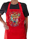 Koupakoupa Mario Galaxy Kitchen Apron Red 22x40cm
